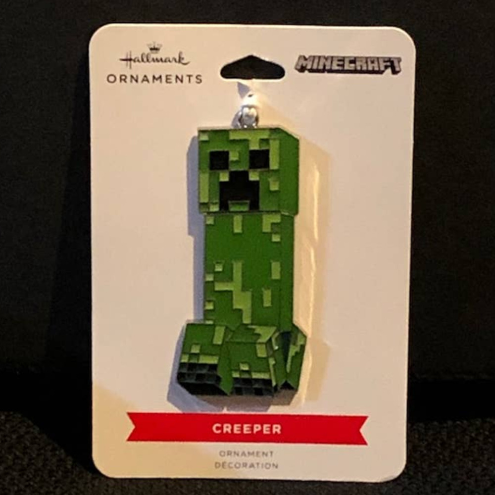 Creeper‎ #0009-MINECRAFT Hallmark Enamel Ornament~~NWT